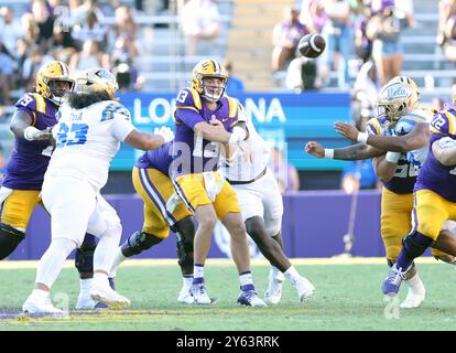 Baton Rouge, États-Unis. 21 septembre 2024. Lors d'un match de football universitaire au Tiger Stadium le samedi 21 septembre 2024 à Baton Rouge, Louisiane. (Photo de Peter G. Forest/Sipa USA) crédit : Sipa USA/Alamy Live News Banque D'Images