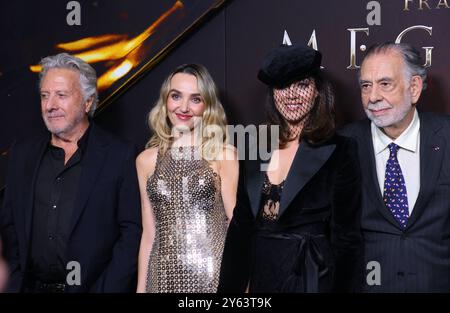 New York, États-Unis. 23 septembre 2024. Dustin Hoffman, Chloe Fineman, Aubrey Plaza, Francis Ford Coppola assistent à la première de Megalopolis The Ultimate Imax Experience le 23 septembre 2024 à New York, NY, États-Unis. Photo de Charles Guerin/ABACAPRESS. COM Credit : Abaca Press/Alamy Live News Banque D'Images