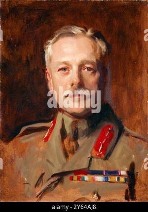 Maréchal Douglas Haig, 1er comte Haig (1861-1928), portrait peint à l'huile sur toile par John Singer Sargent, vers 1922 Banque D'Images