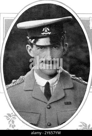 Pour vaillance : les dix premiers VC de la Grande Guerre : Capitaine Francis O. Grenfell , 9e Lancers 1914 Banque D'Images