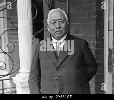 L'amiral vicomte Saito Makoto, délégué en chef du Japon à la conférence sur l'armement naval à Genève. Assassiné - 26 février 1936 Banque D'Images