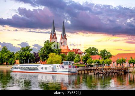 Vue sur Neuruppin, Allemagne Banque D'Images
