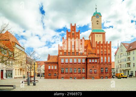 Vieille ville de Wittstock Dosse, Allemagne Banque D'Images