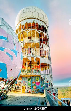 Teufelsberg, Berlin, Allemagne Banque D'Images