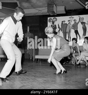 Twist au Whisky a Go Go 1962 janvier Banque D'Images