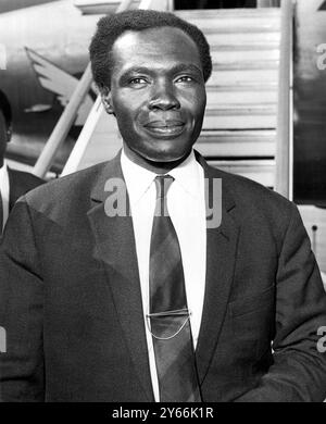 Premier ministre de l'Ouganda - Milton Obote. 6 septembre 1962. Visite de Londres pour rencontrer M. Duncan Sandys. Banque D'Images