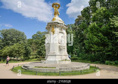 -Beethoven-Haydn Mozart-Denkmal, Tiergarten, Berlin, Deutschland Banque D'Images