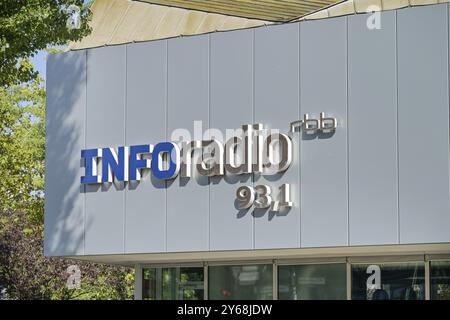 Inforadio, RBB, Masurenalle, Charlottenburg, Charlottenburg-Wilmersdorf, Berlin, Allemagne, Europe Banque D'Images