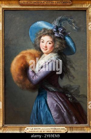 Portrait de Madame Molé-Reymond, 1786, huile sur panneau, Élisabeth-Louise VIGÉE-LEBRUN, Paris, 1755 - 1842, Musée du Louvre, Paris, France. Banque D'Images