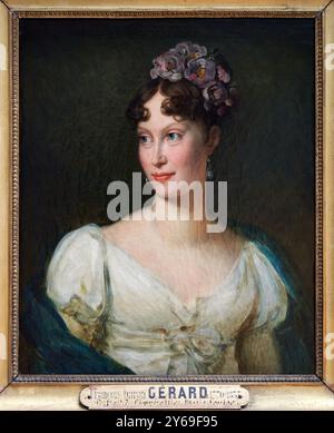 Portrait de Marie-Louise d'Autriche, impératrice des Français de 1810 à 1814, 1810, François GÉRARD, Rome (Italie), 1770 - Paris, 1837, Musée du Louvre, Paris, France. Banque D'Images