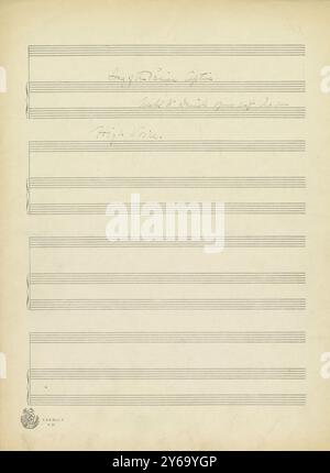 Musique 1800-1900, manuscrits de musique, Daniels, Mabel W. chanson du captif persan, pour voix haute et piano, op. 24, no. 2, Daniels, Mabel W., 1800 - 1900, Schmidt, Arthur Paul, édition musicale, musique populaire, écriture et édition, partitions, musique, États-Unis, 19e siècle, musique, États-Unis, manuscrits, États-Unis, manuscrits Banque D'Images