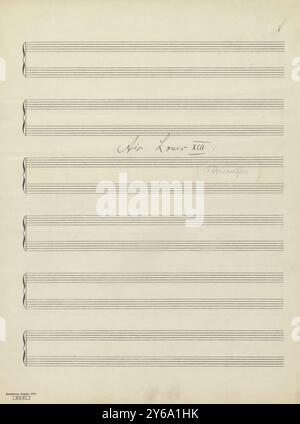 Musique 1800-1900, manuscrits de musique, Krentzlin, Richard, arrangeur. Amaryllis, Krentzlin, Richard (arrangeur), 1800 - 1900, Schmidt Arthur Paul, édition musicale, musique populaire, écriture et édition, partitions, musique, États-Unis, 19e siècle, musique, États-Unis, manuscrits, États-Unis, manuscrits Banque D'Images