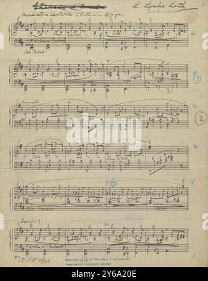 Musique 1800-1900, manuscrits de musique, Loth, L. Autumn Days, Loth, L., 1800 - 1900, Schmidt, Arthur Paul, édition musicale, musique populaire, écriture et édition, partitions, musique, États-Unis, XIXe siècle, musique, États-Unis, manuscrits, États-Unis, manuscrits Banque D'Images