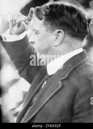 Hiram Johnson, négatifs en verre, 1 négatif : verre ; ou plus petit. Banque D'Images