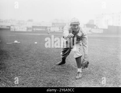 Ewart 'Dixie' Walker, Washington, Al (baseball), 1910, Baseball, négatifs en verre, 1 négatif : verre ; ou plus petit. Banque D'Images