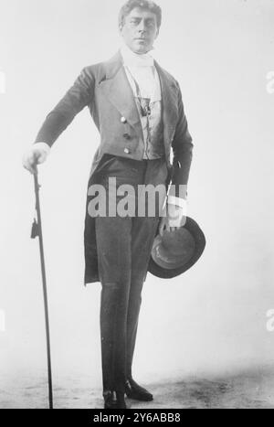 Géo. Alexander comme 'Alfred Evelyn', photo montre l'acteur anglais et directeur de théâtre, Sir George Alexander (1858-1918)., 1911 juin 1, théâtral, négatifs en verre, 1 négatif : verre; 5 x 7 pouces ou plus petit. Banque D'Images