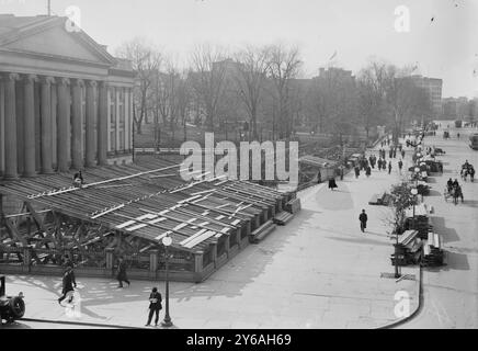Stand du Trésor - Mar. 1913, Mar. 1913, négatifs en verre, 1 négatif : verre ; 5 x 7 po. ou plus petit. Banque D'Images