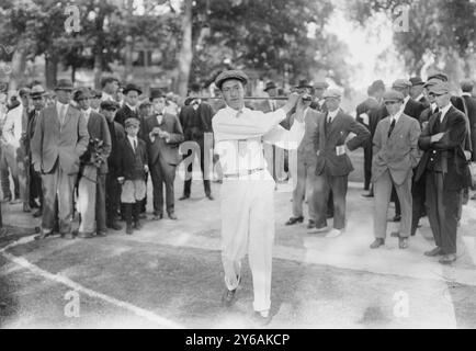 Ouimet, photo montre le golfeur américain Francis DeSales Ouimet (1893-1967)., 1913 septembre 17?, négatifs en verre, 1 négatif : verre ; 5 x 7 po. ou plus petit. Banque D'Images