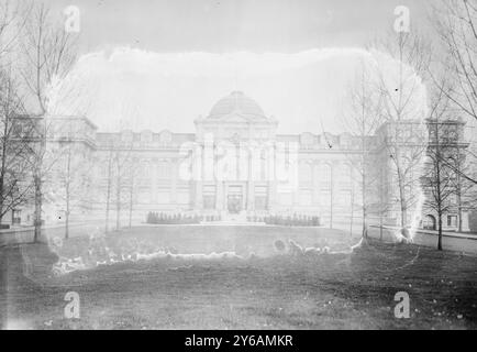 Botanical Gardens, Executive Bldg., photo montrant les jardins botaniques du Bronx Park, New York City., entre environ 1910 et environ 1915, négatifs en verre, 1 négatif : verre ; 5 x 7 po. ou plus petit. Banque D'Images