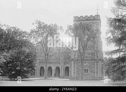 Chapel Vassar College, négatifs en verre, 1 négatif : verre ; 5 x 7 po. ou plus petit. Banque D'Images