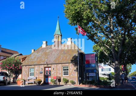 Le Royal Copenhagen Inn dans la capitale danoise de l'Amérique, Solvang CA Banque D'Images