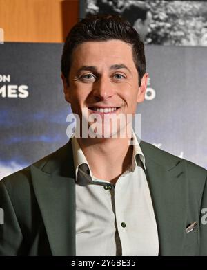 Hollywood, États-Unis. 24 septembre 2024. David Henrie arrive à la projection spéciale « Monster Summer » au Directors Guild of America Theatre le 24 septembre 2024 à Hollywood, CA. © Lisa OConnor/AFF-USA.com crédit : AFF/Alamy Live News Banque D'Images