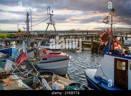 Paysage autour de Maasholm, une municipalité du Schleswig-Holstein, dans le nord de l'Allemagne Banque D'Images