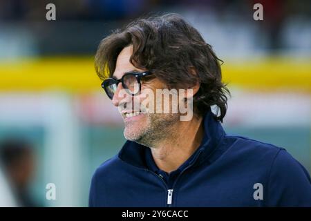 Paolo Vanoli, entraîneur-chef du Torino FC, lors du match de la Coppa Italia entre le Torino FC et l'Empoli FC au stade olympique Grande Torino le 24 septembre, Banque D'Images