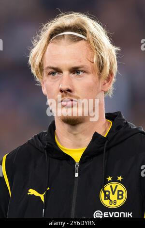 BRUGES, BELGIQUE - 18 SEPTEMBRE : Julian Brandt du Borussia Dortmund lors du match de la phase MD1 de l'UEFA Champions League 2024/25 entre le Club Brugge KV et le Borussia Dortmund au Jan Breydelstadion le 18 septembre 2024 à Bruges, Belgique. (Photo de Joris Verwijst/BSR Agency) Banque D'Images