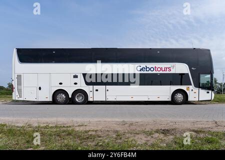 Entraîneur Gebotours Van Hool TX27 Astromega Banque D'Images