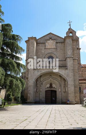 Avila, Castilla y Leon, Espagne- 18 août 2024 : Monastère royal de la famille Thomas à Avila Banque D'Images