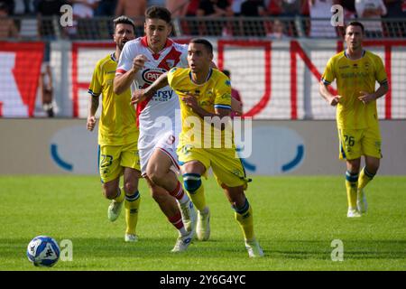 Alessio Vita de L'AS Cittadella 1973 suivi par Alessandro Debenedetti de Mantova 1911 lors du match de football italien de Serie B Banque D'Images