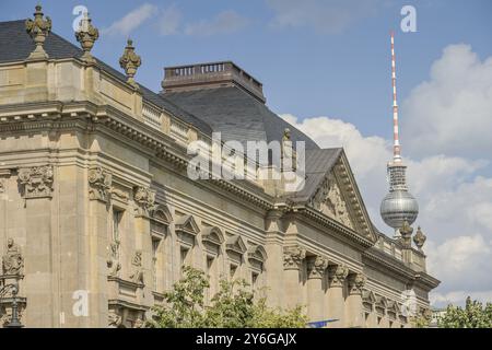 Bibliothèque d'État de Berlin de l'Université Humboldt, Unter den Linden, Mitte, Berlin, Allemagne, Europe Banque D'Images