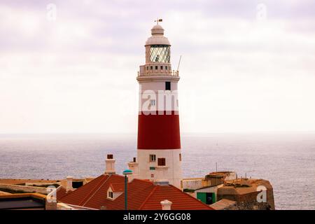 Europa point, Gibraltar, Royaume-Uni, 22 mai 2019. Le phare d'Europa point, qui se trouve à l'extrémité du promontoire de Gibraltar, a été construit i Banque D'Images