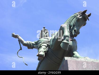 Salavat yulaev à ufa, le plus grand monument équestre de russie Banque D'Images