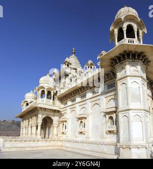 Mausolée Jaswant Thada à Jodhpur Inde Banque D'Images