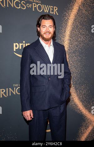 New York, États-Unis. 24 septembre 2024. Benjamin Walker assiste à la première saison 2 de The Lord of the Rings : The Rings of Power à New York au Whitby Hotel à New York, États-Unis, le 24 septembre 2024. (Photo de Thenews2/NurPhoto) crédit : NurPhoto SRL/Alamy Live News Banque D'Images