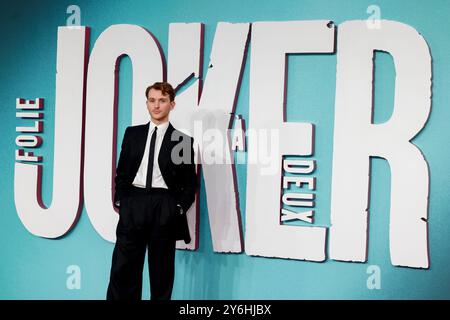 Londres, Royaume-Uni. 25 septembre 2024. Harry Lawtey assiste à la première de Joker : folie à deux UK au Cineworld à Leicester Square, Londres. (Photo de Cat Morley/SOPA images/SIPA USA) crédit : SIPA USA/Alamy Live News Banque D'Images