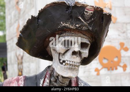 Squelette pirate Banque D'Images