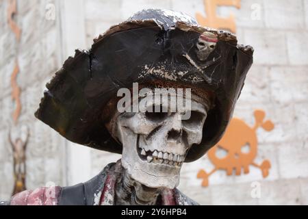 Squelette pirate Banque D'Images