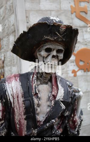 Squelette pirate Banque D'Images