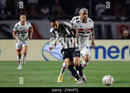 Sao Paulo, Brésil. 25 septembre 2024. Match entre Sao Paulo et Botafogo pour les quarts de finale de la Copa Libertadores 2024, à Morumbis, dans la soirée de ce mercredi 25. Photo : Adriana Spaca/SPP (Adriana Spaca/SPP) crédit : SPP Sport Press photo. /Alamy Live News Banque D'Images