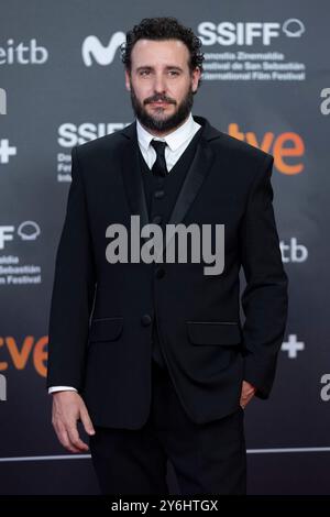 Diego Lerman a assisté à la première de Red Carpet Modi El Hombre que Amaba los Platos Voladores lors du 72e Festival international du film de San Sebastian au Palais Kursaal le 24 septembre 2024 à Donostia / San Sebastian, Espagne. Banque D'Images