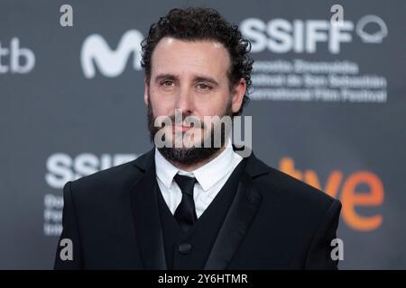 Diego Lerman a assisté à la première de Red Carpet Modi El Hombre que Amaba los Platos Voladores lors du 72e Festival international du film de San Sebastian au Palais Kursaal le 24 septembre 2024 à Donostia / San Sebastian, Espagne. Banque D'Images