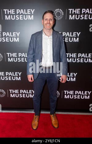 New York, États-Unis. 25 septembre 2024. NEW YORK, NEW YORK - SEPTEMBRE 25 : Joshua Glick assiste à la série Media impact Une élection présidentielle contrairement à tout autre : les médias et la course 2024 au Paley Museum le 25 septembre 2024 à New York. Crédit : Ron Adar/Alamy Live News Banque D'Images