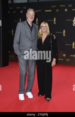 Deutschen Fernsehpreis 2024 Claudia Kleinert und Michael Souvignier beim Deutschen Fernsehpreis 2024 in den MMC Studios iin Köln *** German Television Award 2024 Claudia Kleinert et Michael Souvignier au German Television Award 2024 aux studios MMC de Cologne Copyright : xEventpressxTimmx Banque D'Images