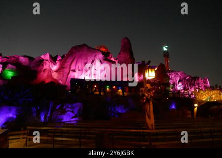 Buena Park, Californie, USA 22 septembre 2024 visite minière à la ferme KnottÕs Scary le 22 septembre 2024 à Buena Park, Californie, USA. Photo de Barry King/Alamy Stock photo Banque D'Images