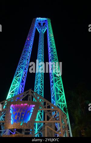 Buena Park, Californie, USA 22 septembre 2024 Supreme Scream à KnottÕs Scary Farm le 22 septembre 2024 à Buena Park, Californie, USA. Photo de Barry King/Alamy Stock photo Banque D'Images