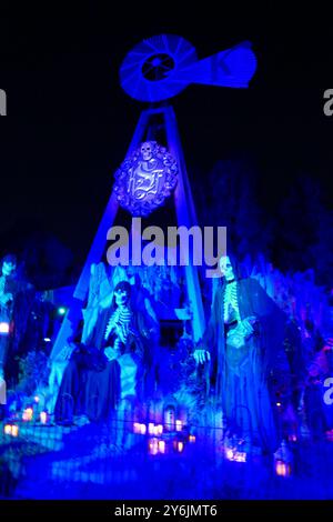 Buena Park, Californie, USA 22 septembre 2024 KnottÕs Scary Farm le 22 septembre 2024 à Buena Park, Californie, USA. Photo de Barry King/Alamy Stock photo Banque D'Images