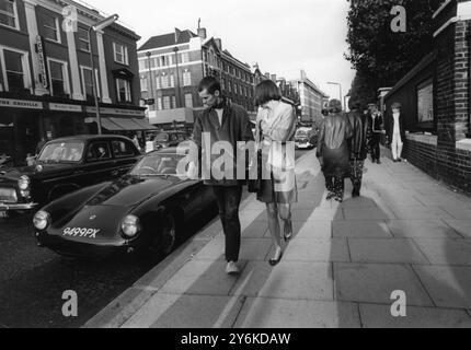 Londres. King's Road, Chelsea. 1965 Banque D'Images